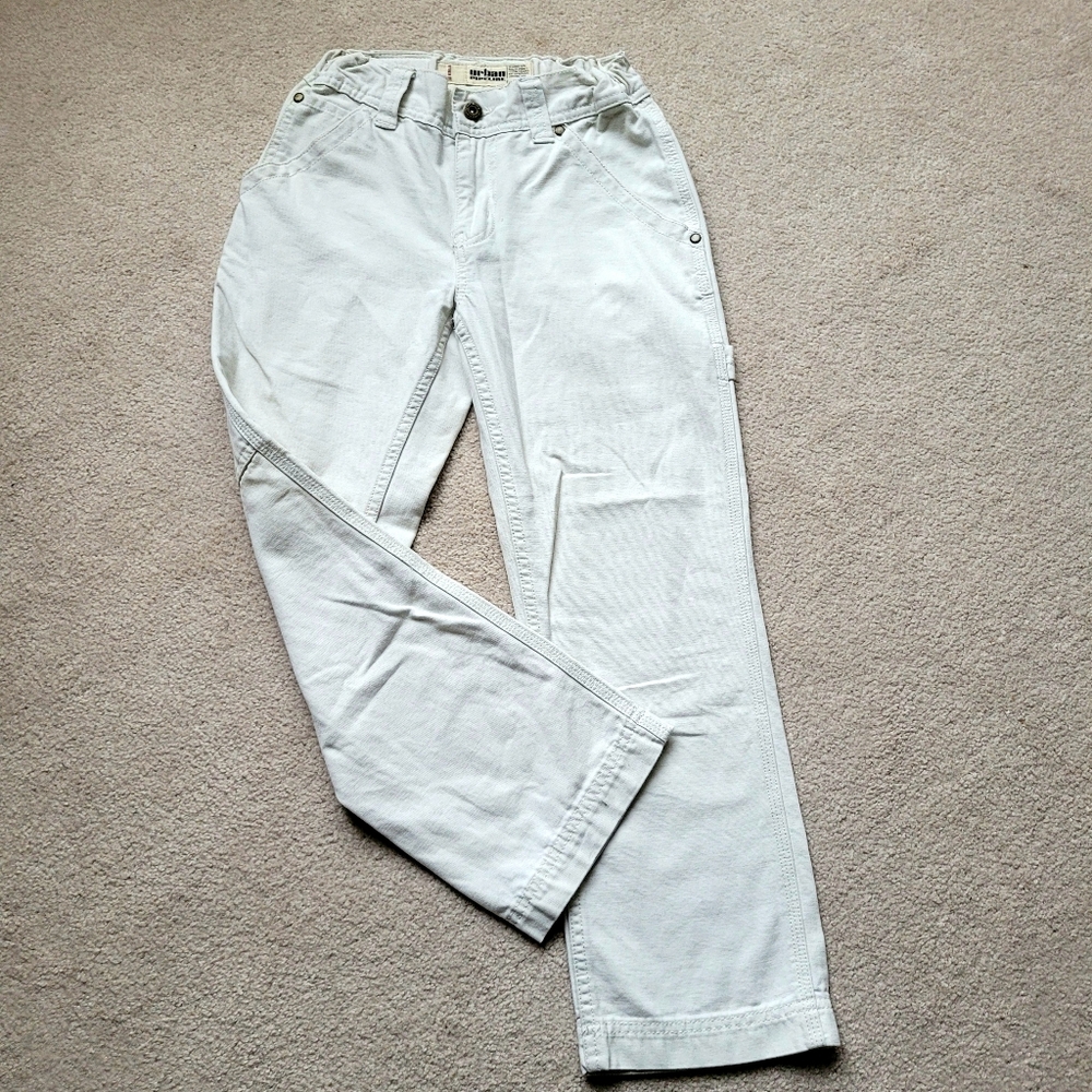 Urban Pipeline Cream Canvas Carpenter Jeans pants - Size 10